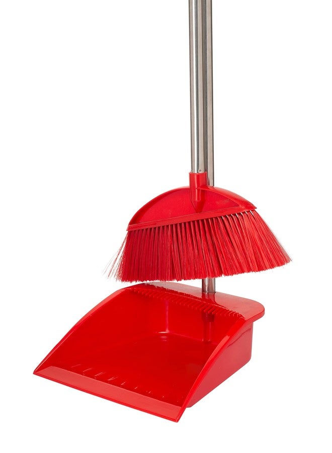 GNEY Broom and Dustpan Set - Self-Cleaning Broom Bristles - Ideal Kitchen, Home and Lobby Broom and Dustpan Combo - Premium Brush, Wisp and Dust Cleaner (Design 6) - Image 3